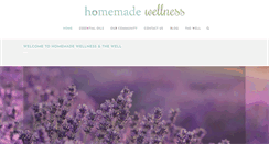 Desktop Screenshot of homemadewellness.com